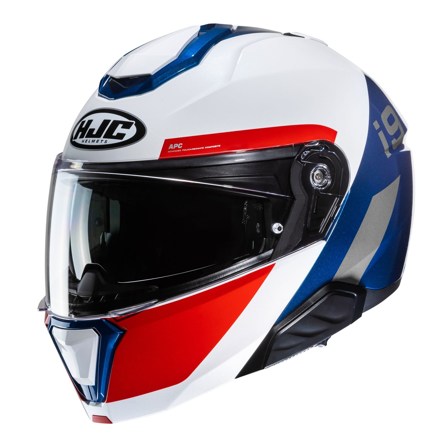 HJC I91 Bina MC21, Colour: White Blue Red, Model no.: I91, Size:: S