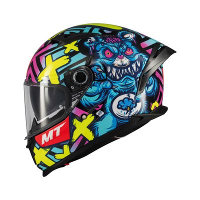 MT Braker Crazy Teddy B7 - Motorcycle Helmet