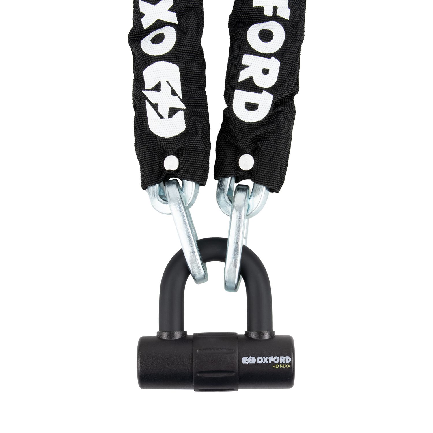 Oxford HD Chain Lock 9.3mm, Colour: Black, Size:: 1.0m
