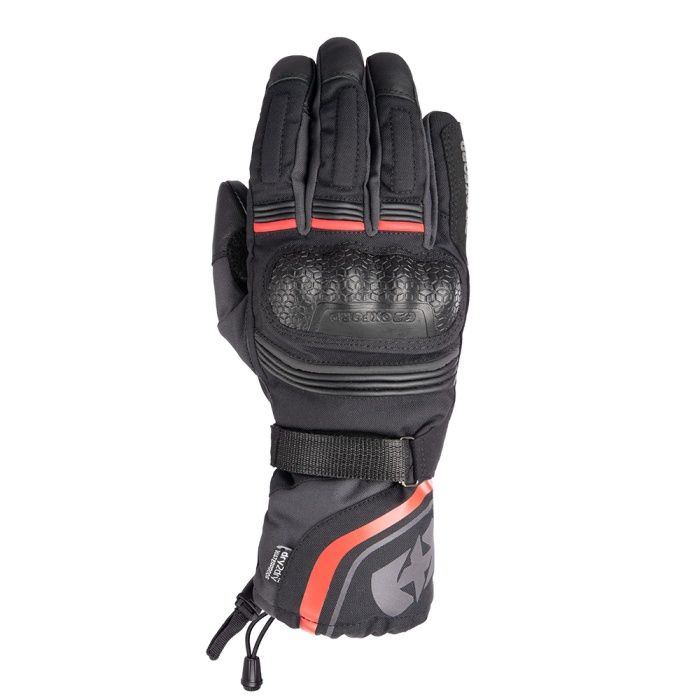 Oxford Montreal 4.0 Men‘s Gloves, Colour: Black / Grey / Red, Size:: M