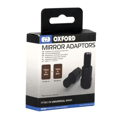 Oxford Mirror Adaptors - M10 to M8 Rev &amp; M10 to M8