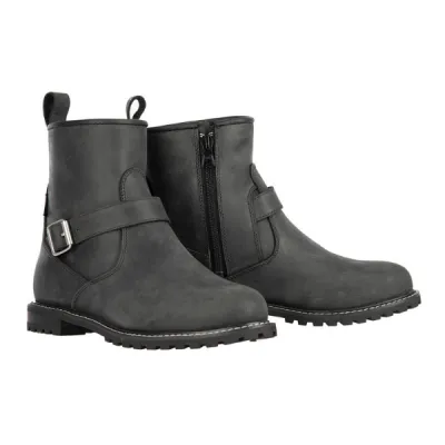 Oxford Sofia Women's Motorcycle Boots - Black &amp; Grey
