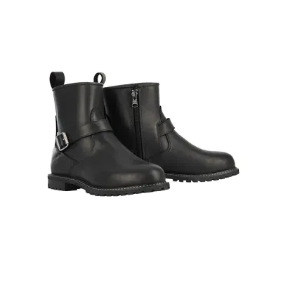 Oxford Sofia Women's Motorcycle Boots - Black &amp; Grey