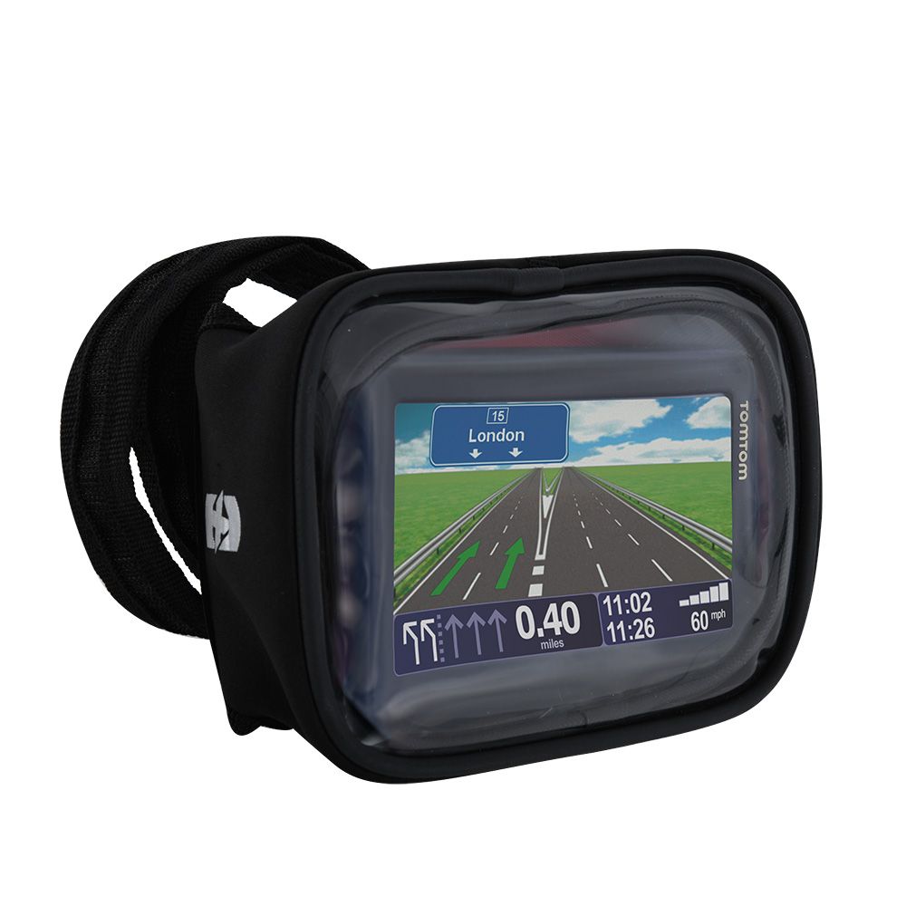 Oxford Strap-Nav Sat Nav Holder, Colour: Black