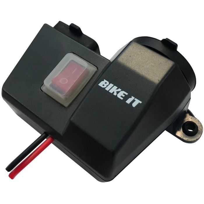 Bike It 12V Power Supply Unit x2 USB Plus x1 Cigar Socket