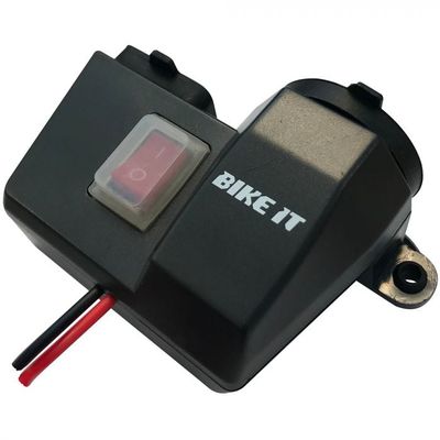 Bike It 12V Power Supply Unit x2 USB Plus x1 Cigar Socket