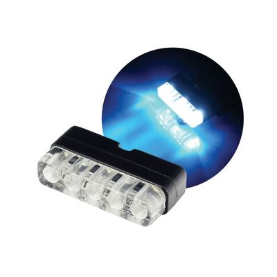 Bike It Micro LED Number Plate Light with Bracket – E-Marked