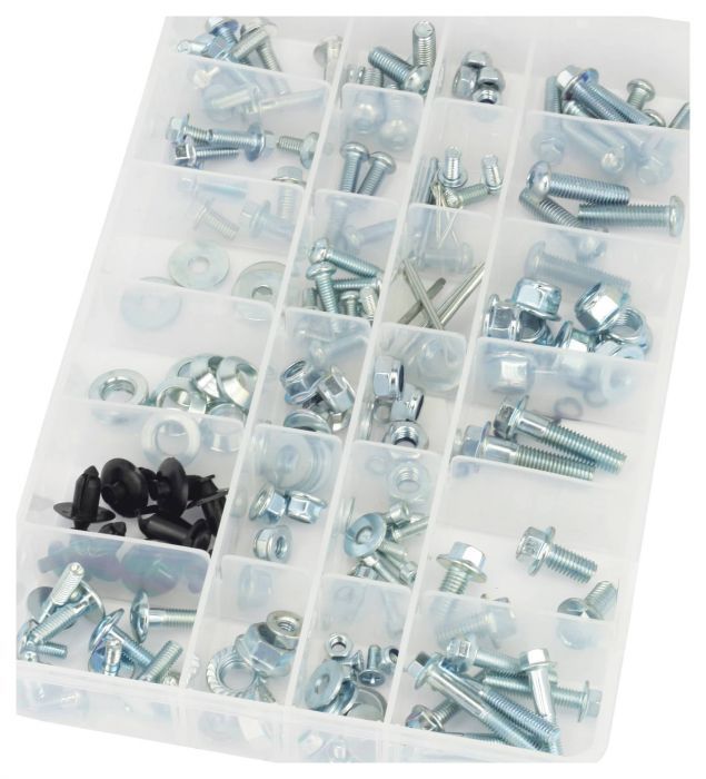 BikeTek 170Pc Japanese Mx Hardware &amp; Bolt Kit