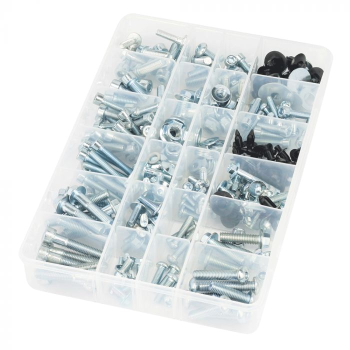 BikeTek 258Pc Sportsbike Hardware &amp; Bolt Kit