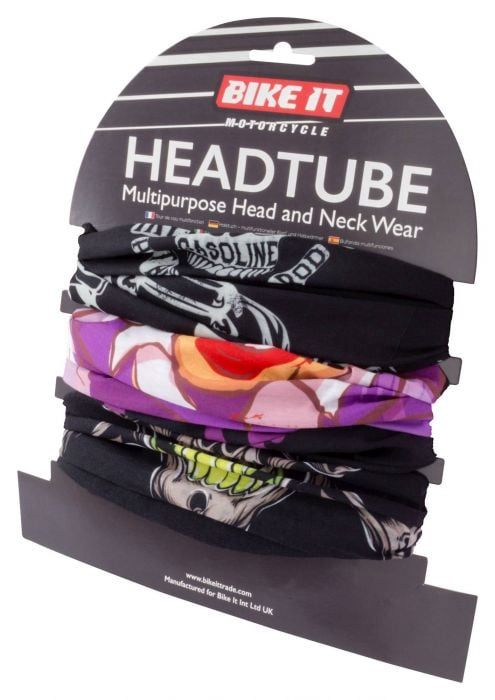 Bike It Neck Tube Triple Pack With Faces Designs