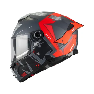 MT Thunder 4 R Canvas Motorcycle Helmet