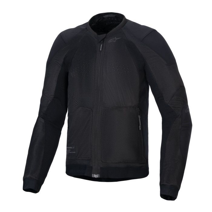 Alpinestars Troop-Air Men’s Jacket, Colour: Black / Black, Size:: S