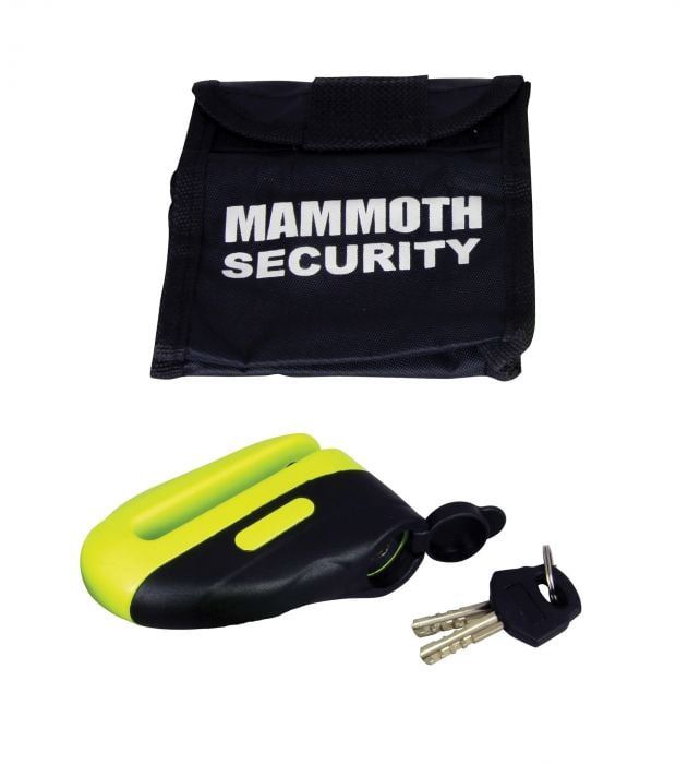 Mammoth Security Yellow Blast Disc Lock, Size:: 6mm