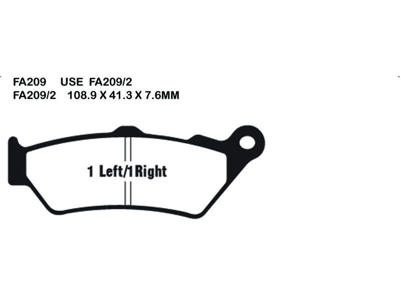 EBC FA209/2 Brake Pads