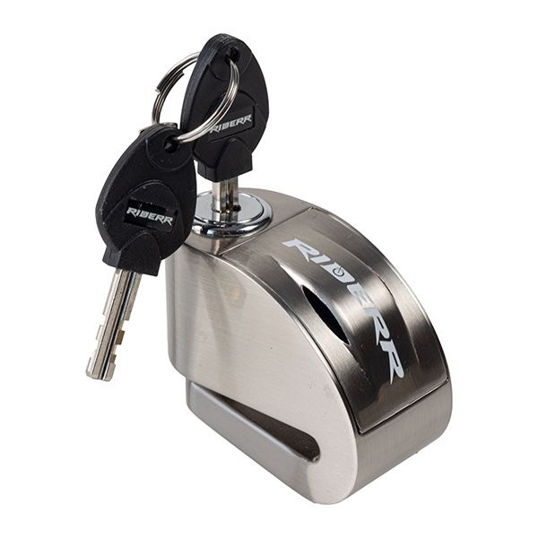 Riderr RT6 Alarm Disc Lock Silver
