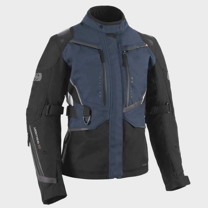 Oxford Montreal 5.0 Dry2Dry Women’s Jacket, Colour: Blue / Black / Coral, Size:: 8