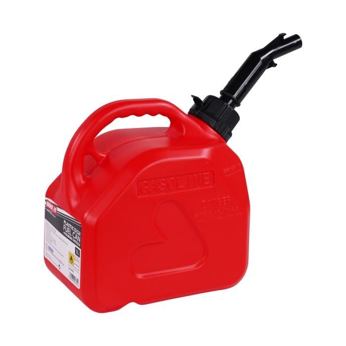 Bike It 5 Litre Fuel Can With Push To Pour Nozzle – Red