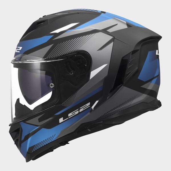 LS2 FF818 STORM III KOMAI Black/Blue Motorcycle Helmet