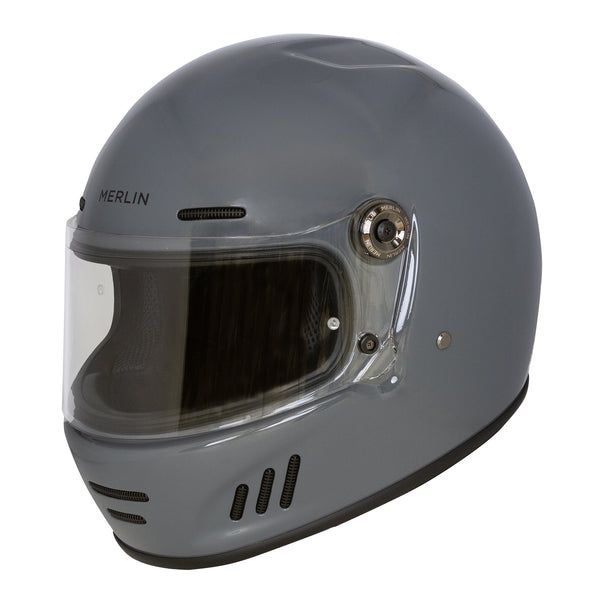 Merlin Revival Vintage Full Face Helmet - Nardo Grey