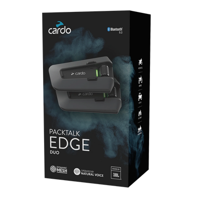 Cardo PackTalk Edge DUO Motorcycle Bluetooth Handsfree, DMC Tech &amp; JBL