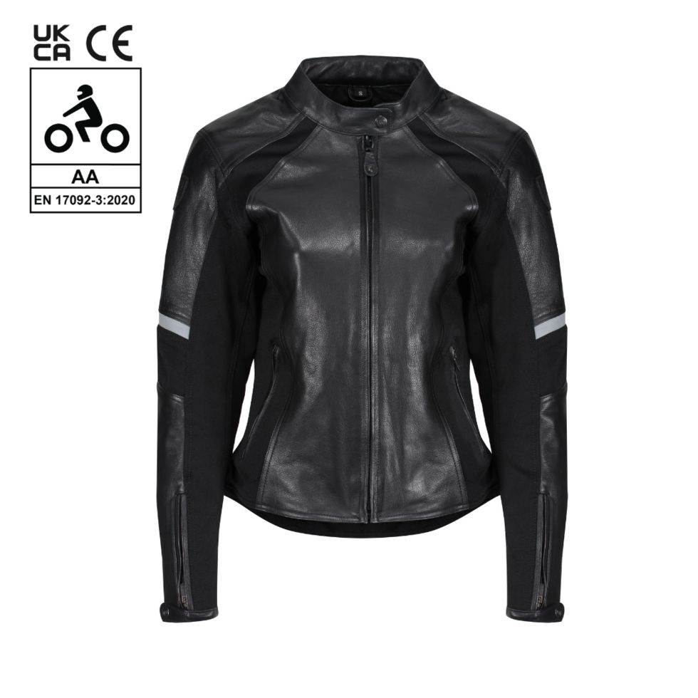 MotoGirl Fiona Leather Motorcycle Jacket