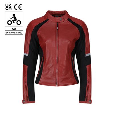 MotoGirl Fiona Leather Motorcycle Jacket