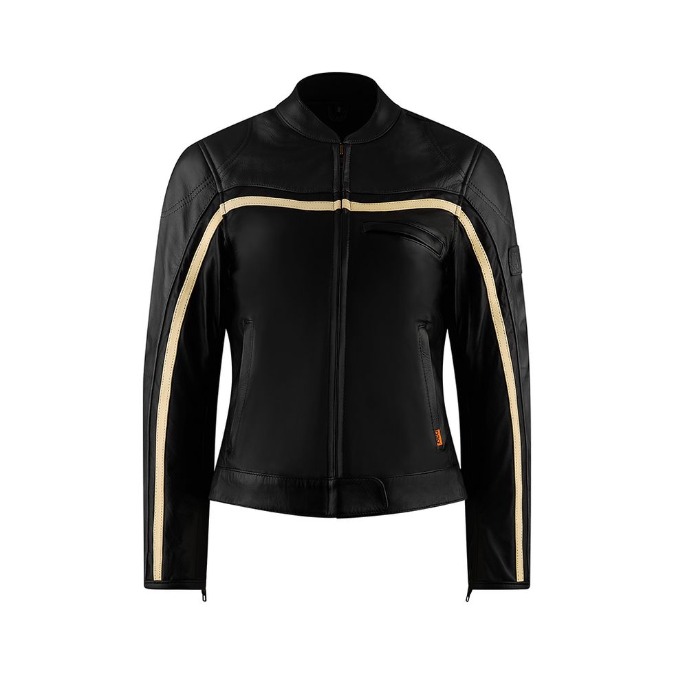 MotoGirl Hayley Leather Motorcycle Jacket