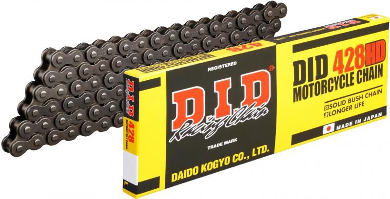 D.I.D Heavy Duty Drive Chain - 428 Pitch HD - Steel