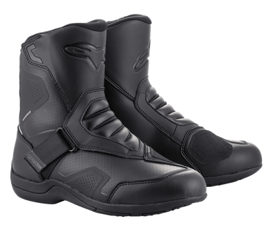 Alpinestars Ridge V2 Waterproof Motorcycle Boots - Black / Black