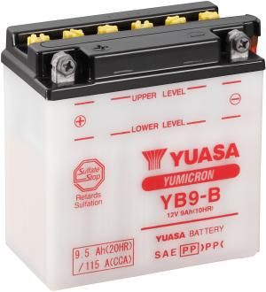 YB9-B YUASA Battery &amp; Acid pack