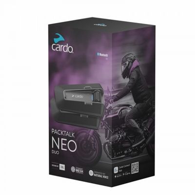 Cardo PackTalk Neo Duo Motorcycle Bluetooth Handsfree, DMC Tech &amp; JBL