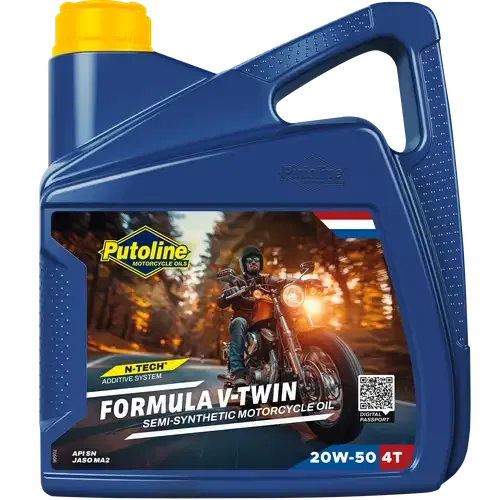 Putoline Formula V-Twin 20w-50 Semi Synth 4 Litres