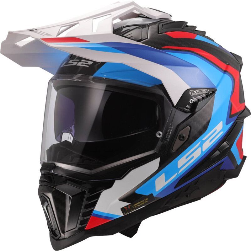 LS2 MX701 Explorer Carbon Frontier 2 Adventure Helmet