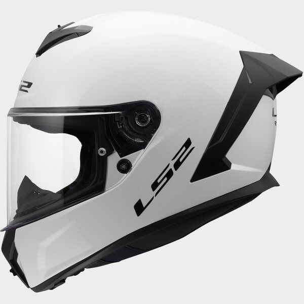 LS2 FF820 Rapid 111 solid gloss white Motorcycle helmet