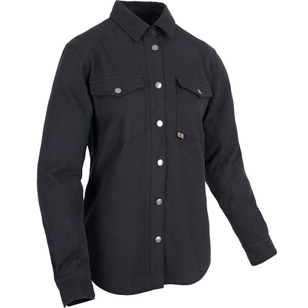 Oxford Ladies Kickback 2.0 Riding Shirt, Colour: Black, Size:: 40 (Uk 12)