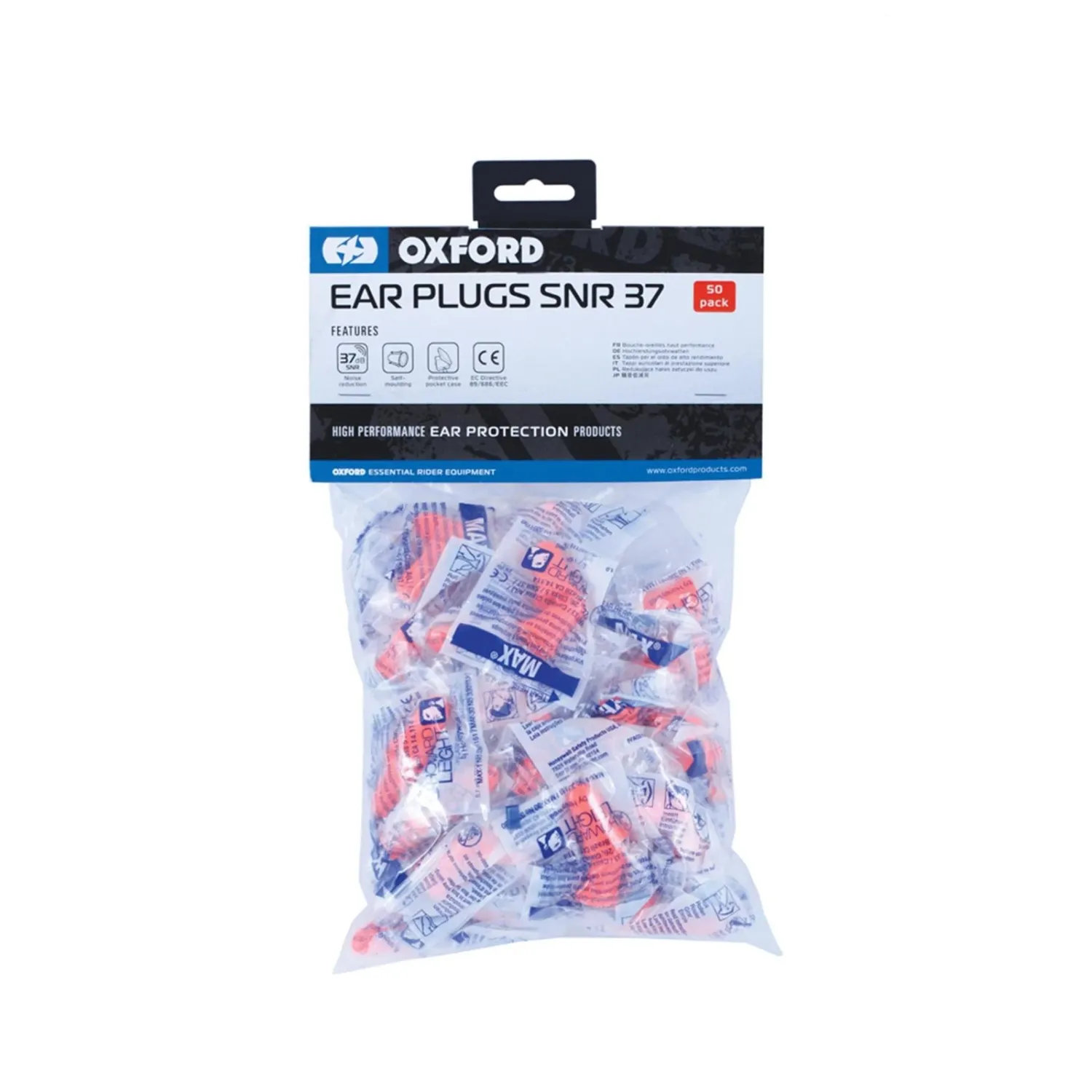 Oxford Ear Plugs SNR37 - 50 Pairs