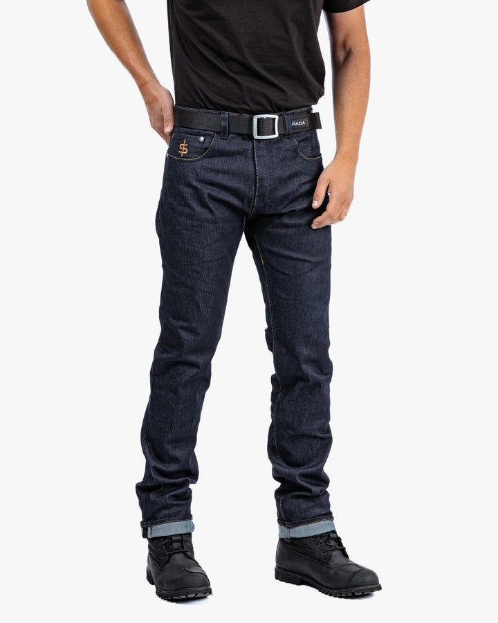 Spada Ronin Mens Raw Indigo Motorcycle Jeans AAA