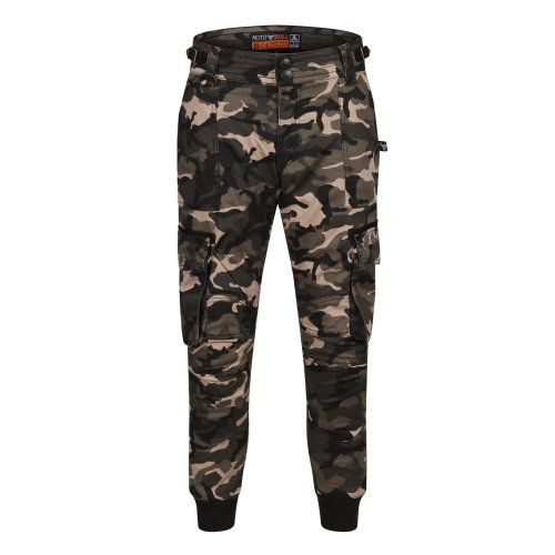 MotoBull Ryan Cargo Pants Camo, Colour: Camo, Length: Regular, Size:: 4XL