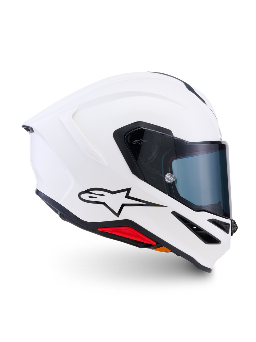 Alpinestars S-R7 Solid Motorcycle Helmet - PRE ORDER, Colour: White Glossy, Model no.: S-R7, Size:: M