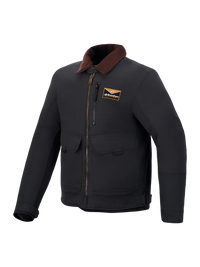 Alpinestars Mustang Waterproof Men’s Jacket, Colour: Dark Anthracite Dark Brown, Size:: S