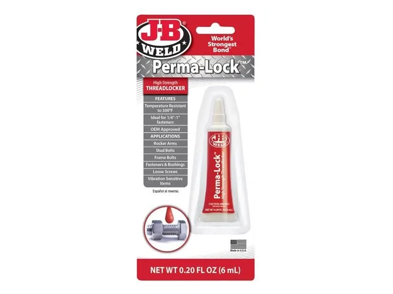 J-B Weld  Perma-lock High Strength Threadlocker - 6ml