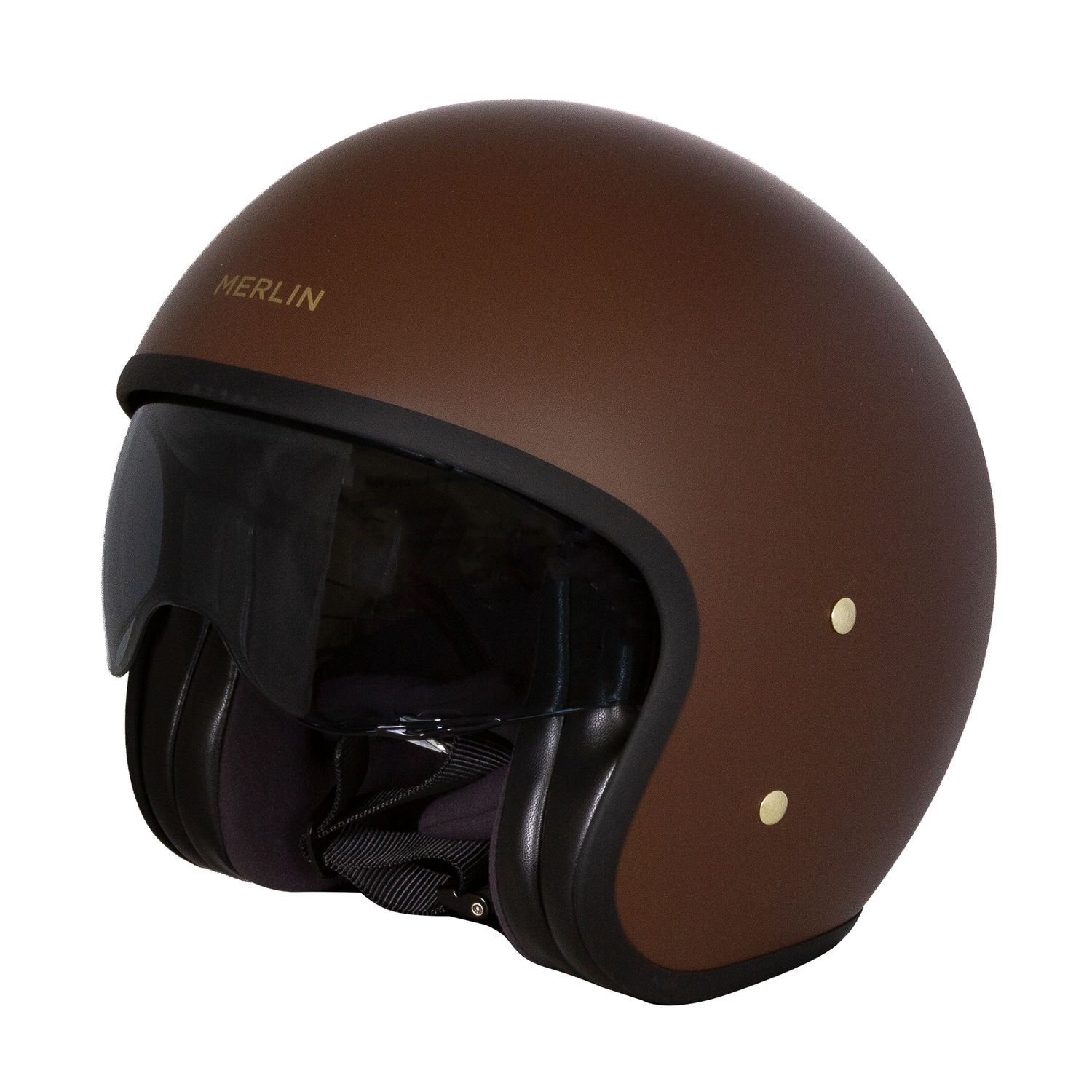 Merlin Falcon Jet Helmet - Brown