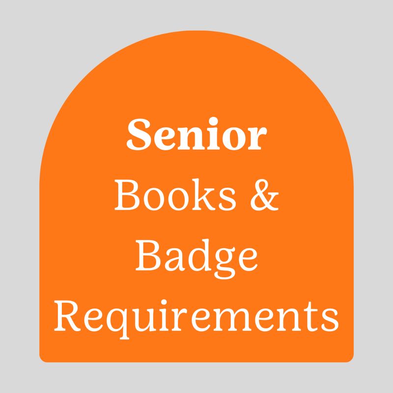 Senior Books &amp; Badge Requirements