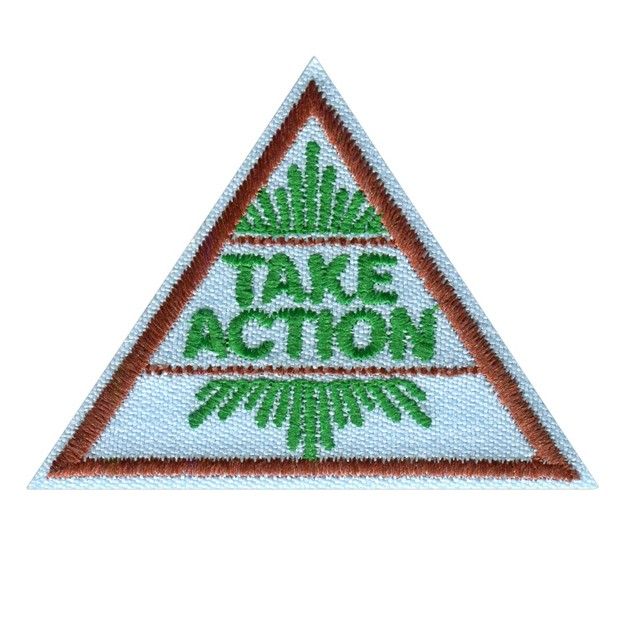 Brownie Take Action Award Badge