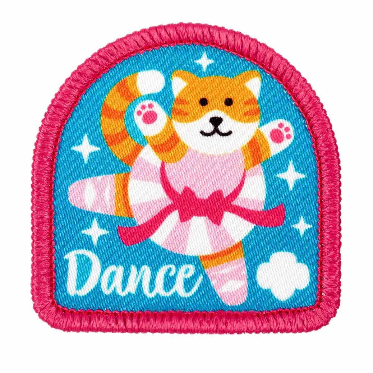 Dance Girl Scout Iron-On Fun Patch