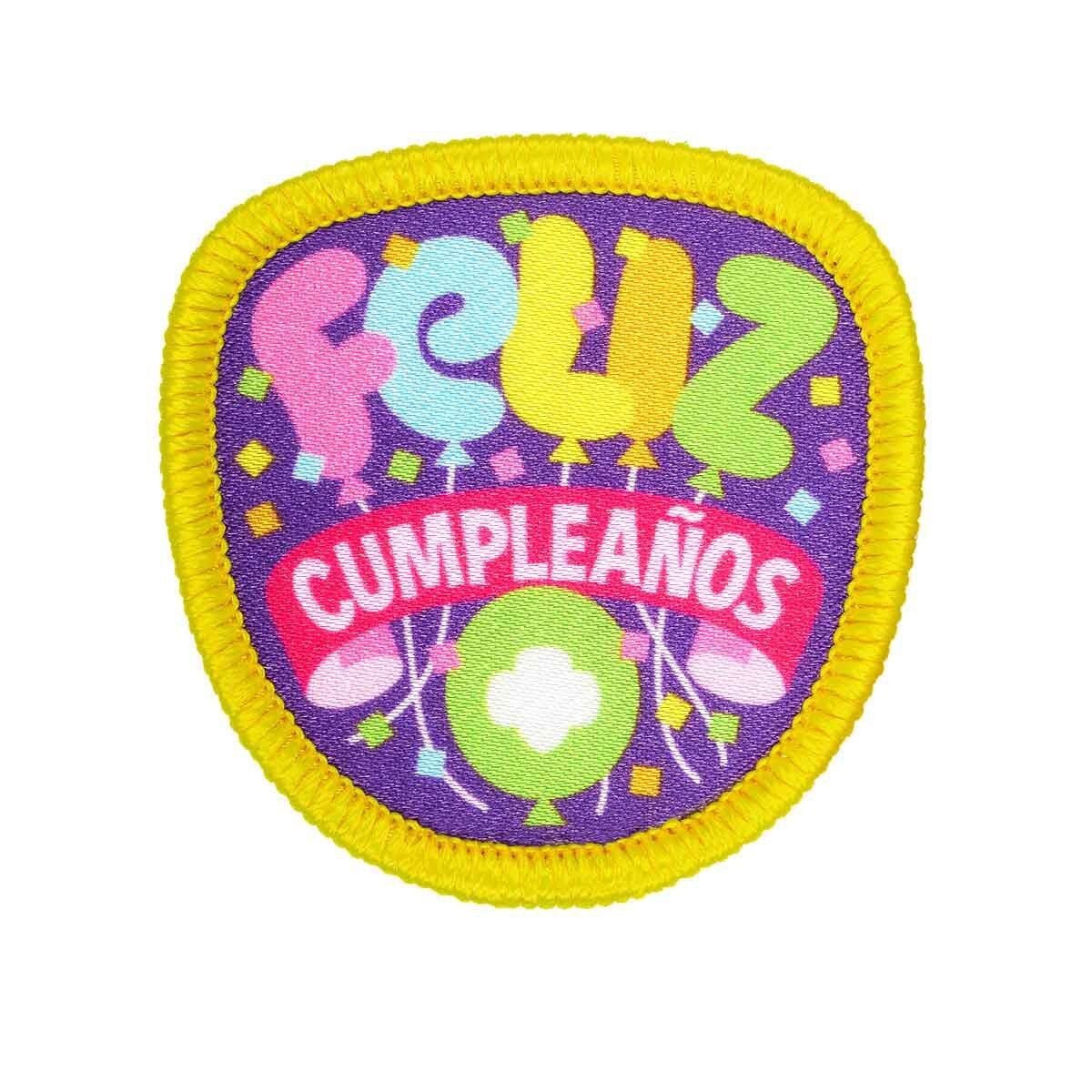 Feliz Cumpleanos Girl Scout Sew-On Fun Patch