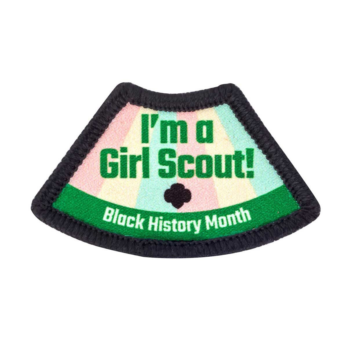 Girl Scout Black History Month Sew-On Fun Patch
