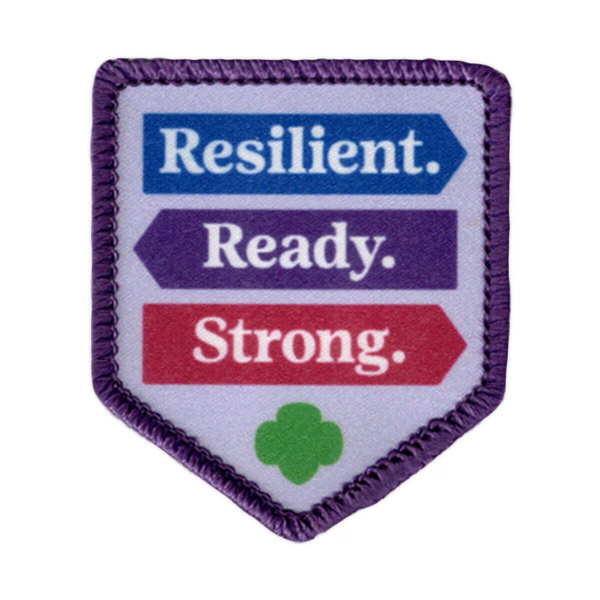 Resilient. Ready. Strong. Sew-On Fun Patch