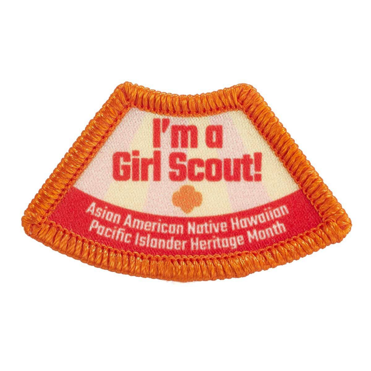 Girl Scout Asian American, Native Hawaiian, and Pacific Islander Heritage Month Sew-On Fun Patch