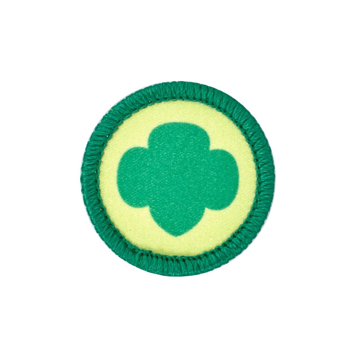 Girl Scout Trefoil Center Sew-On Fun Patch
